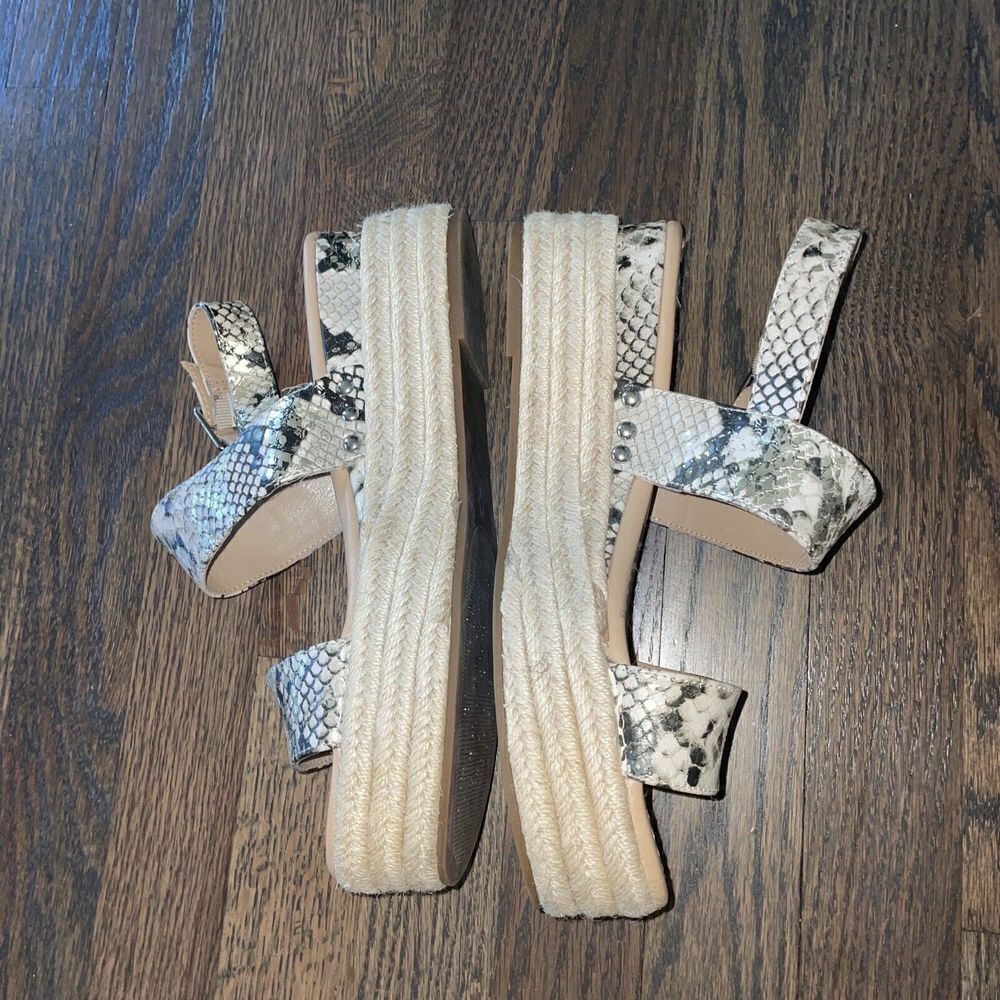 Steve Madden Fifer Python Snake Print Espadrille … - image 4
